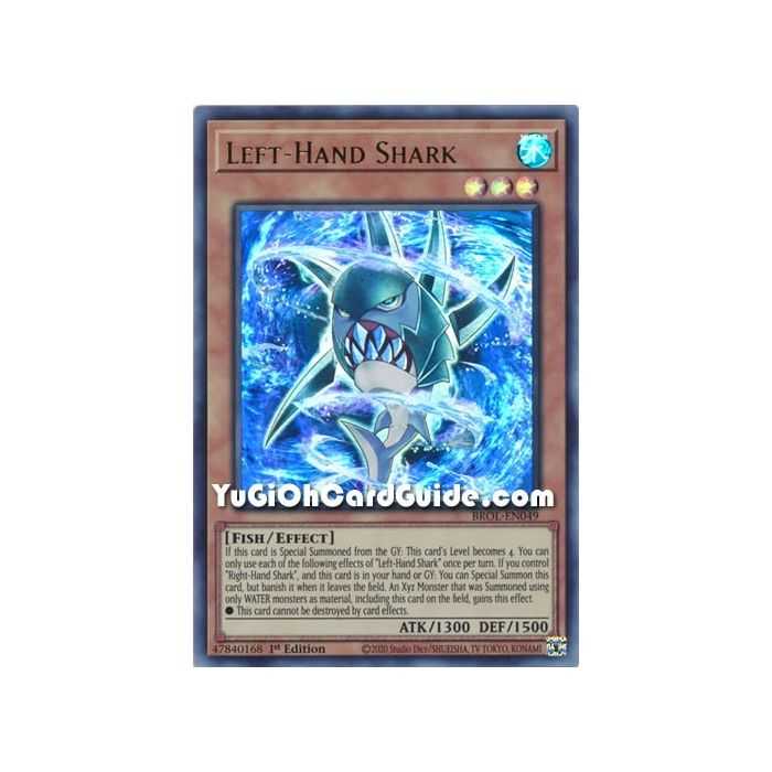 Left-Hand Shark (Ultra Rare) – Brothers of Legend | Carta YUGIOH en México