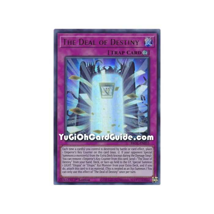 The Deal of Destiny (Ultra Rare) – Brothers of Legend | Carta YUGIOH en México