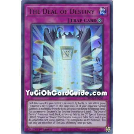 The Deal of Destiny (Ultra Rare) – Brothers of Legend | Carta YUGIOH en México