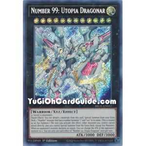 Number 99: Utopia Dragonar (Secret Rare) – Brothers of Legend | Carta YUGIOH en México