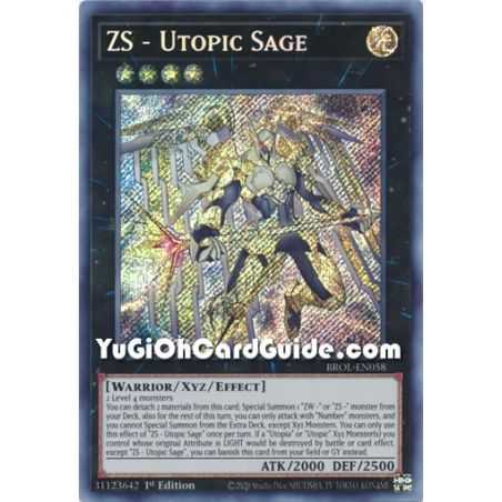 ZS - Utopic Sage (Secret Rare) – Brothers of Legend | Carta YUGIOH en México
