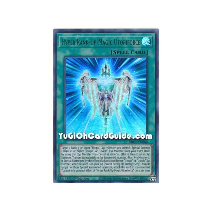 Hyper Rank-Up-Magic Utopiforce (Ultra Rare) – Brothers of Legend | Carta YUGIOH en México