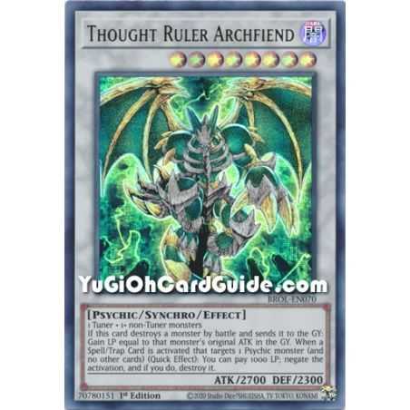 Thought Ruler Archfiend (Ultra Rare) – Brothers of Legend | Carta YUGIOH en México