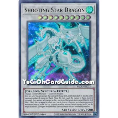 Shooting Star Dragon (Ultra Rare) – Brothers of Legend | Carta YUGIOH en México