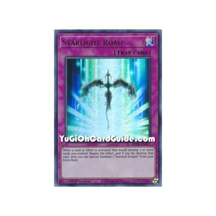 Starlight Road (Ultra Rare) – Brothers of Legend | Carta YUGIOH en México