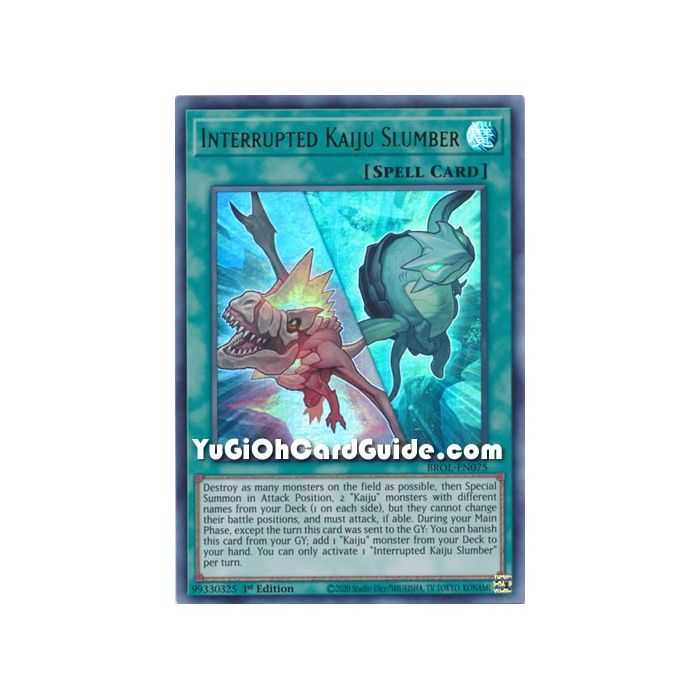 Interrupted Kaiju Slumber (Ultra Rare) – Brothers of Legend | Carta YUGIOH en México