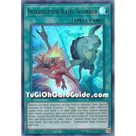 Interrupted Kaiju Slumber (Ultra Rare) – Brothers of Legend | Carta YUGIOH en México