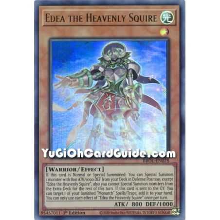 Edea the Heavenly Squire (Ultra Rare) – Brothers of Legend | Carta YUGIOH en México