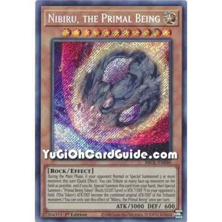 Nibiru, the Primal Being (Secret Rare) – Brothers of Legend | Carta YUGIOH en México