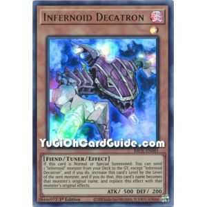 Infernoid Decatron (Ultra Rare) – Brothers of Legend | Carta YUGIOH en México