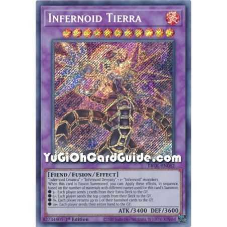 Infernoid Tierra (Secret Rare) – Brothers of Legend | Carta YUGIOH en México