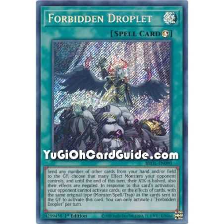 Forbidden Droplet (Secret Rare) – Brothers of Legend | Carta YUGIOH en México