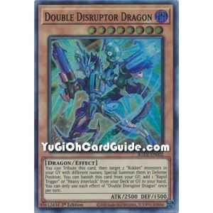 Double Disruptor Dragon (Super Rare) – Burst of Destiny | Carta YUGIOH en México
