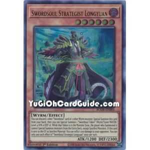 Swordsoul Strategist Longyuan (Ultra Rare) – Burst of Destiny | Carta YUGIOH en México