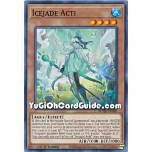 Icejade Acti (Common) – Burst of Destiny | Carta YUGIOH en México