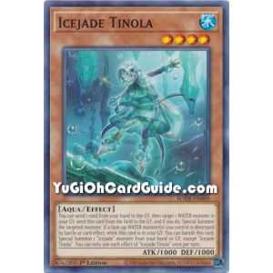 Icejade Tinola (Common) – Burst of Destiny | Carta YUGIOH en México