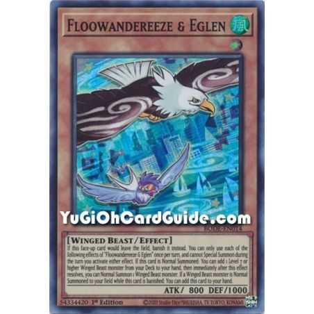 Floowandereeze & Eglen (Super Rare) – Burst of Destiny | Carta YUGIOH en México