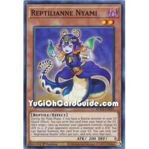 Reptilianne Nyami (Common) – Burst of Destiny | Carta YUGIOH en México