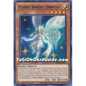 Starry Knight Orbitael (Common) – Burst of Destiny | Carta YUGIOH en México