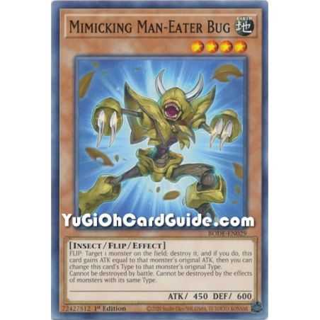 Mimicking Man - Eater Bug (Common) – Burst of Destiny | Carta YUGIOH en México