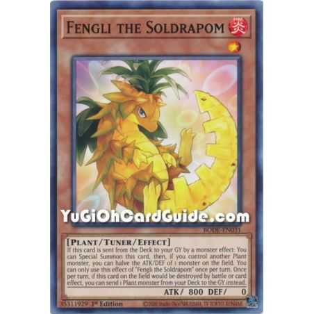 Fengli the Soldrapom (Common) – Burst of Destiny | Carta YUGIOH en México