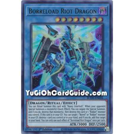 Borreload Riot Dragon (Ultra Rare) – Burst of Destiny | Carta YUGIOH en México