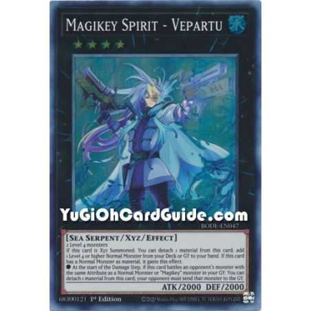 Magikey Spirit - Vepartu (Super Rare) – Burst of Destiny | Carta YUGIOH en México