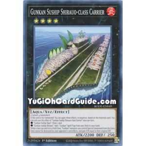 Gunkan Suship Shirauo - class Carrier (Common) – Burst of Destiny | Carta YUGIOH en México