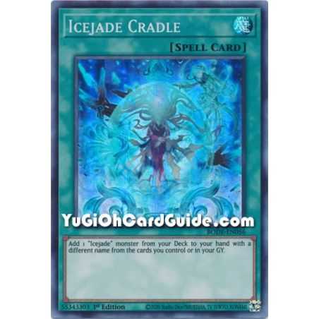 Icejade Cradle (Super Rare) – Burst of Destiny | Carta YUGIOH en México