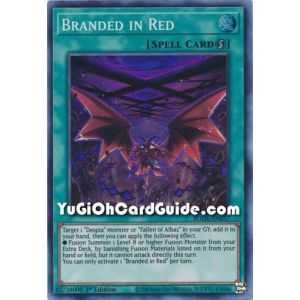 Branded in Red (Super Rare) – Burst of Destiny | Carta YUGIOH en México