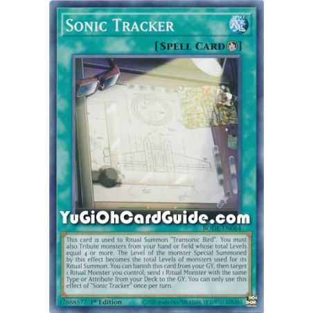 Sonic Tracker (Common) – Burst of Destiny | Carta YUGIOH en México