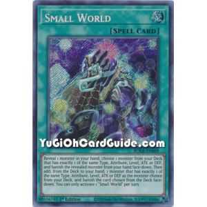 Small World (Secret Rare) – Burst of Destiny | Carta YUGIOH en México
