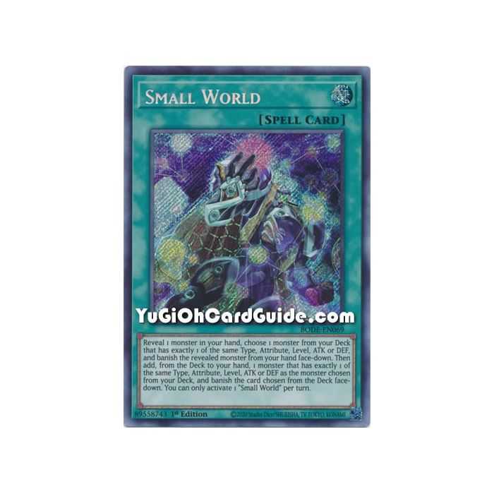 Small World (Secret Rare) – Burst of Destiny | Carta YUGIOH en México