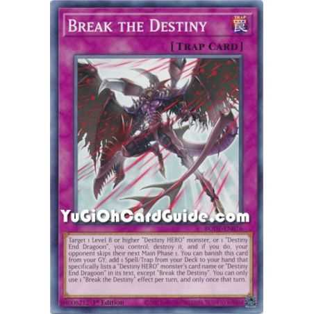 Break the Destiny (Common) – Burst of Destiny | Carta YUGIOH en México