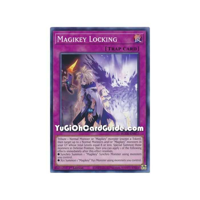 Magikey Locking (Common) – Burst of Destiny | Carta YUGIOH en México