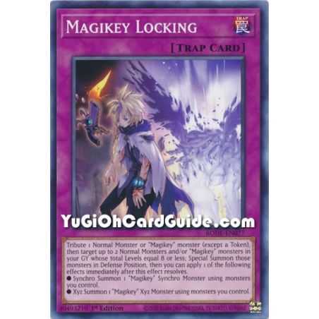 Magikey Locking (Common) – Burst of Destiny | Carta YUGIOH en México