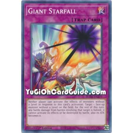Giant Starfall (Common) – Burst of Destiny | Carta YUGIOH en México