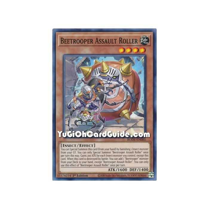 Beetrooper Assault Roller (Common) – Burst of Destiny | Carta YUGIOH en México