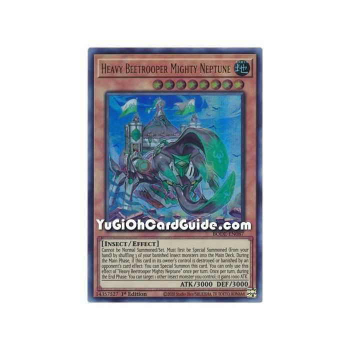 Heavy Beetrooper Mighty Neptune (Ultra Rare) – Burst of Destiny | Carta YUGIOH en México