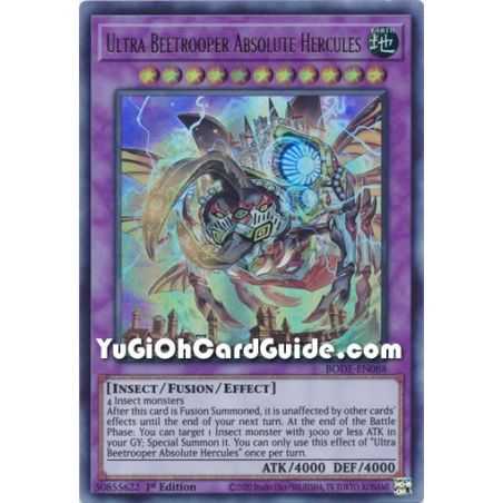 Ultra Beetrooper Absolute Hercules (Ultra Rare) – Burst of Destiny | Carta YUGIOH en México