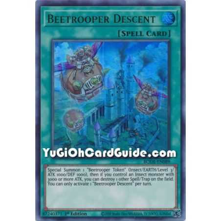 Beetrooper Descent (Ultra Rare) – Burst of Destiny | Carta YUGIOH en México