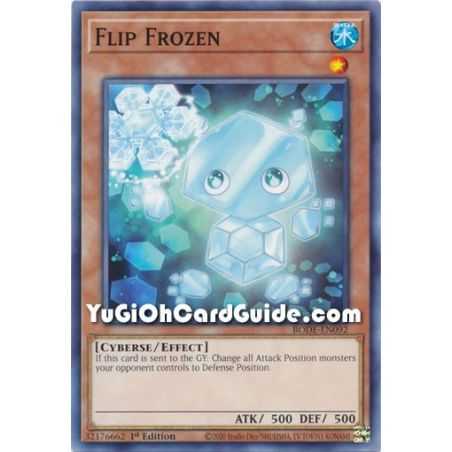 Flip Frozen (Common) – Burst of Destiny | Carta YUGIOH en México