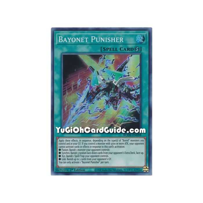 Bayonet Punisher (Super Rare) – Burst of Destiny | Carta YUGIOH en México