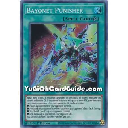 Bayonet Punisher (Super Rare) – Burst of Destiny | Carta YUGIOH en México