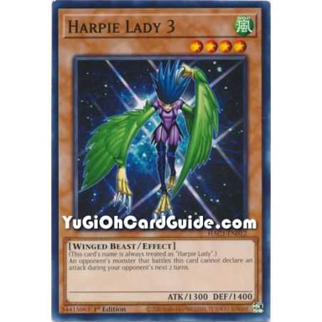 Harpie Lady 3 (Common) – Hidden Arsenal Chapter 1 | Carta YUGIOH en México
