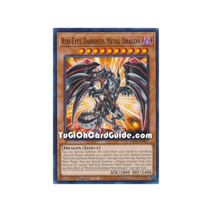 Red-Eyes Darkness Metal Dragon (Common) – Hidden Arsenal Chapter 1 | Carta YUGIOH en México