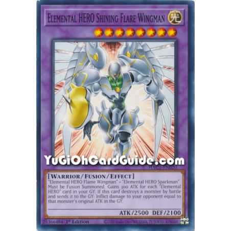 Elemental HERO Shining Flare Wingman (Common) – Hidden Arsenal Chapter 1 | Carta YUGIOH en México