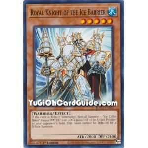Royal Knight of the Ice Barrier (Common) – Hidden Arsenal Chapter 1 | Carta YUGIOH en México