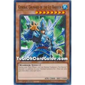 General Grunard of the Ice Barrier (Common) – Hidden Arsenal Chapter 1 | Carta YUGIOH en México