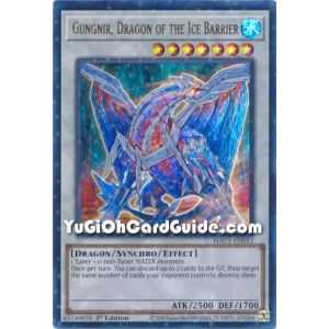 Gungnir, Dragon of the Ice Barrier (Ultra Rare/Duel Terminal) – Hidden Arsenal Chapter 1 | Carta YUGIOH en México